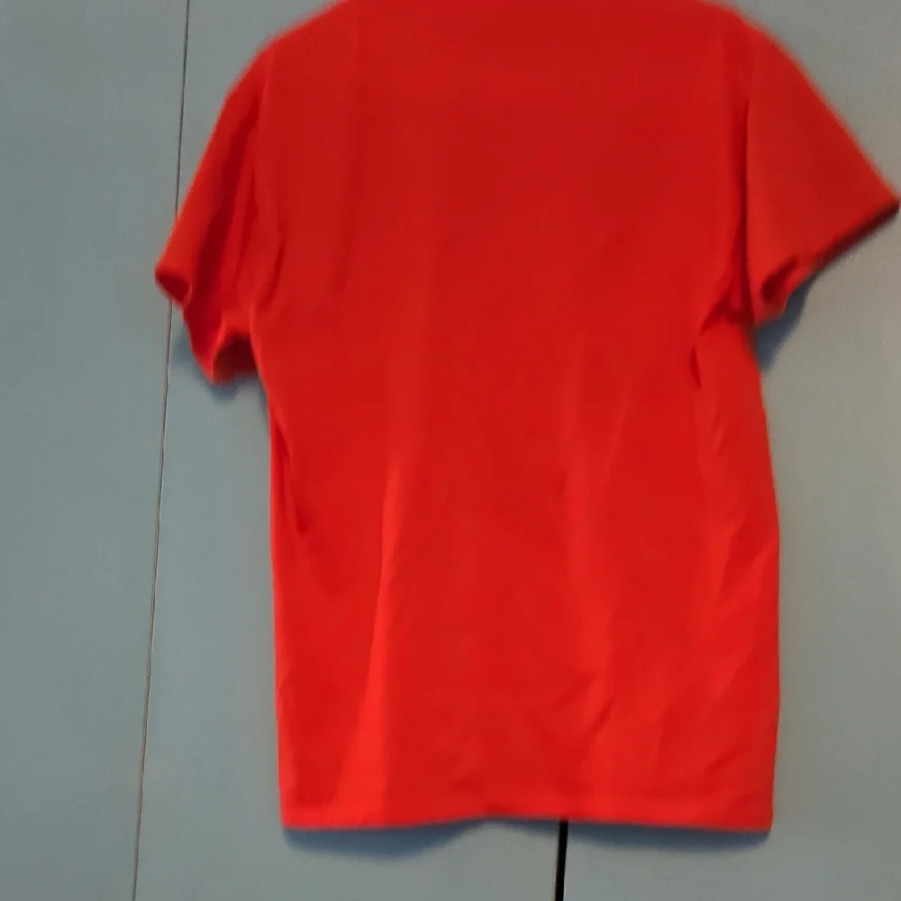 Men Vibrant Orange Tee With Wings - Picture 5 of 9